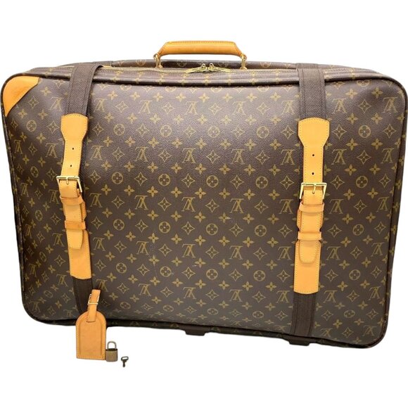 188520AT (S6) Louis Vuitton Travel Bag Satellite 70 Brown Monogram - Picture 1 of 14